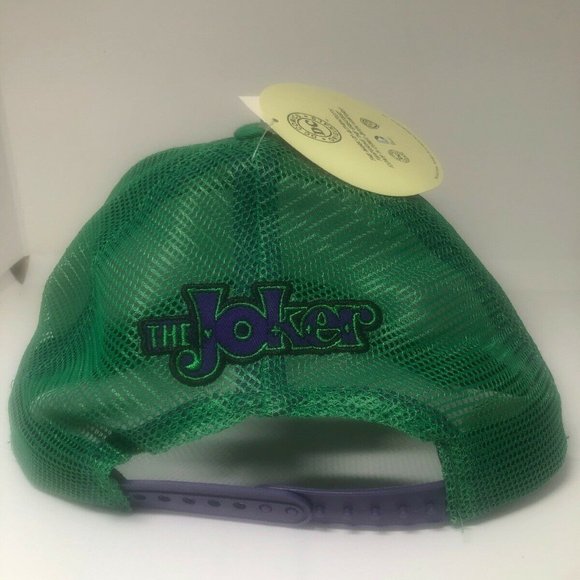 DC Comics Batman Joker Men's Snapback Hat Cap - Picture 7 of 12